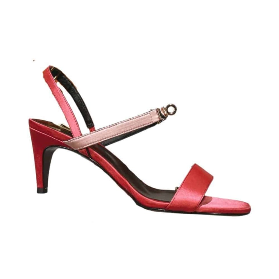 Hermes Glamour 75 Sandal Red view 2