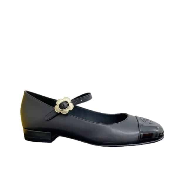 Chanel Mary Janes Black view 2