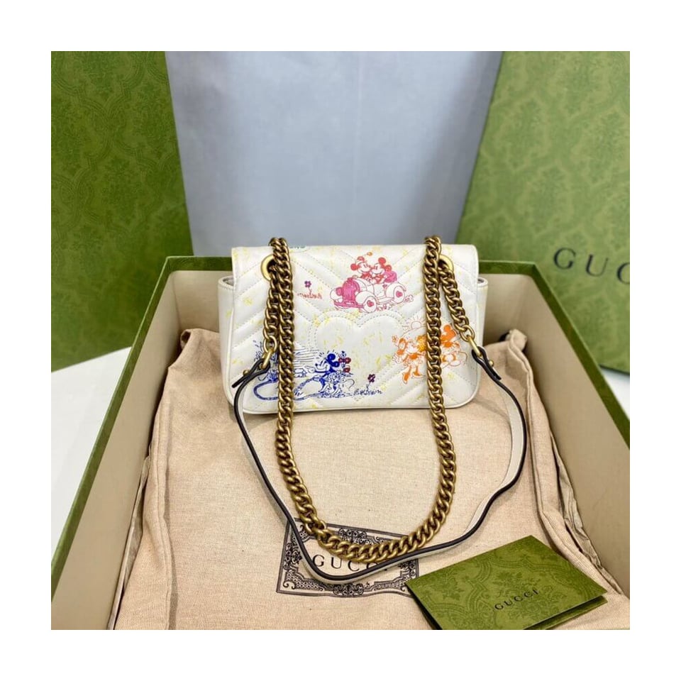 Disney x Gucci GG Marmont Small Shoulder Bag 23cm view 7