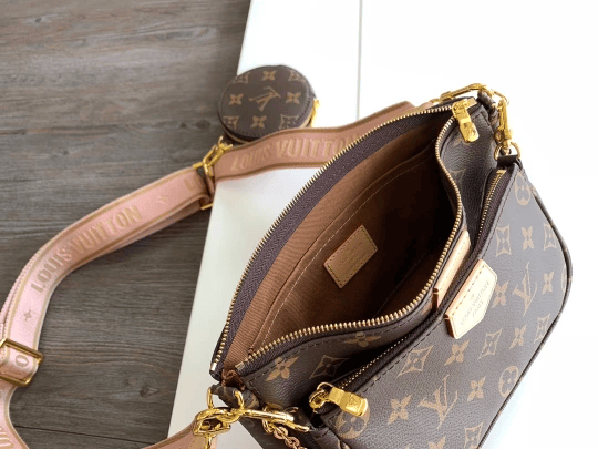 Louis Vuitton Multi Pochette Accessoires Monogram – Women – Handbags Light Pink view 7