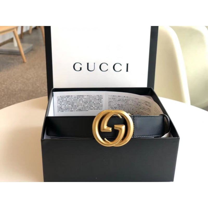 Gucci 30mm Leather Belt With Double G Buckle 414516 view 4