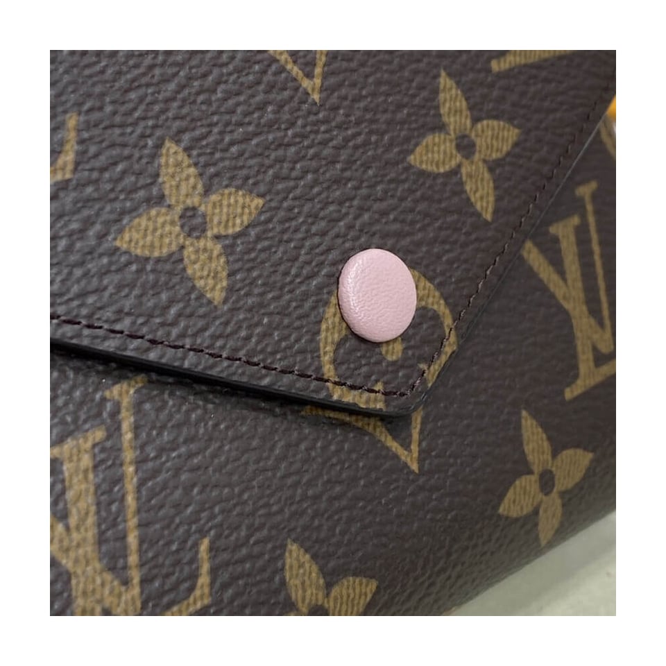 Louis Vuitton Monogram Canvas Victorine Wallet Pink view 7