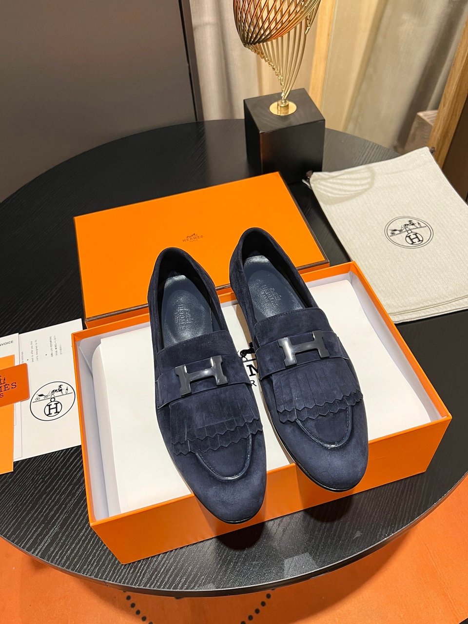 Hermes Royal Loafer Blue view 10