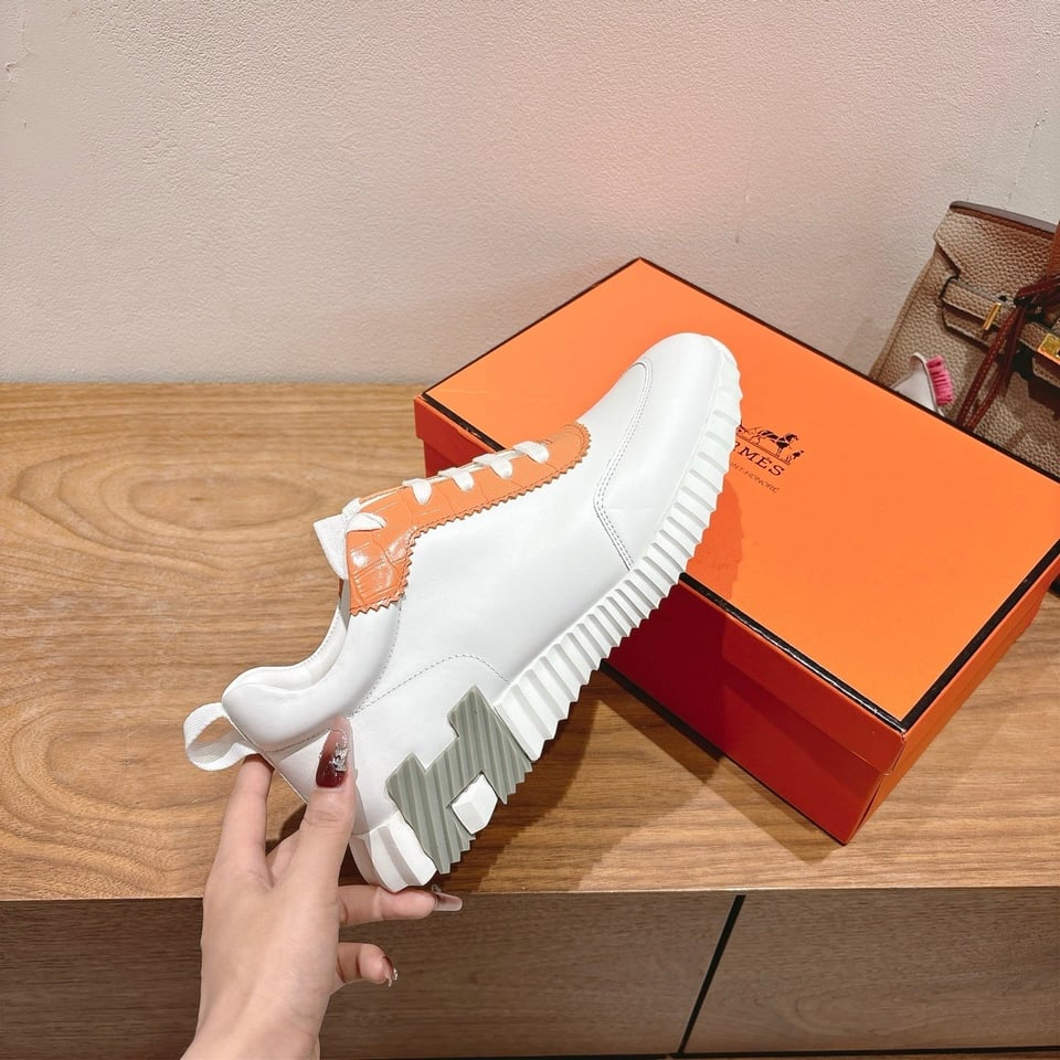 Hermès Day Sneaker White- Shoes for Men view 10