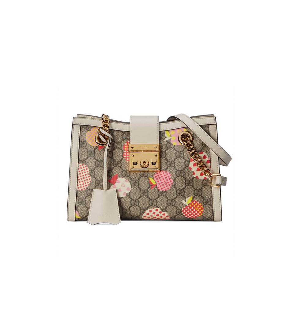 Gucci Padlock GG Heart Apple Pattern Small Shoulder Bag view 2