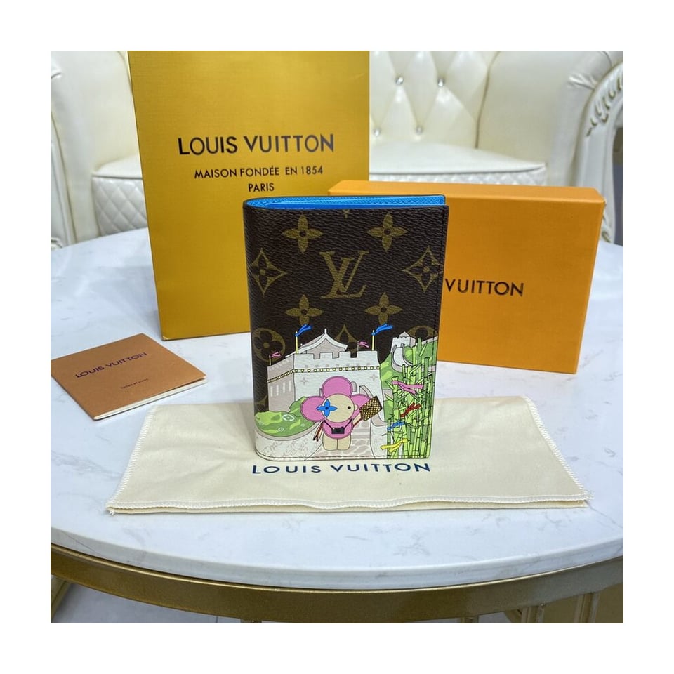 Louis Vuitton Monogram Canvas Passport Cover view 2