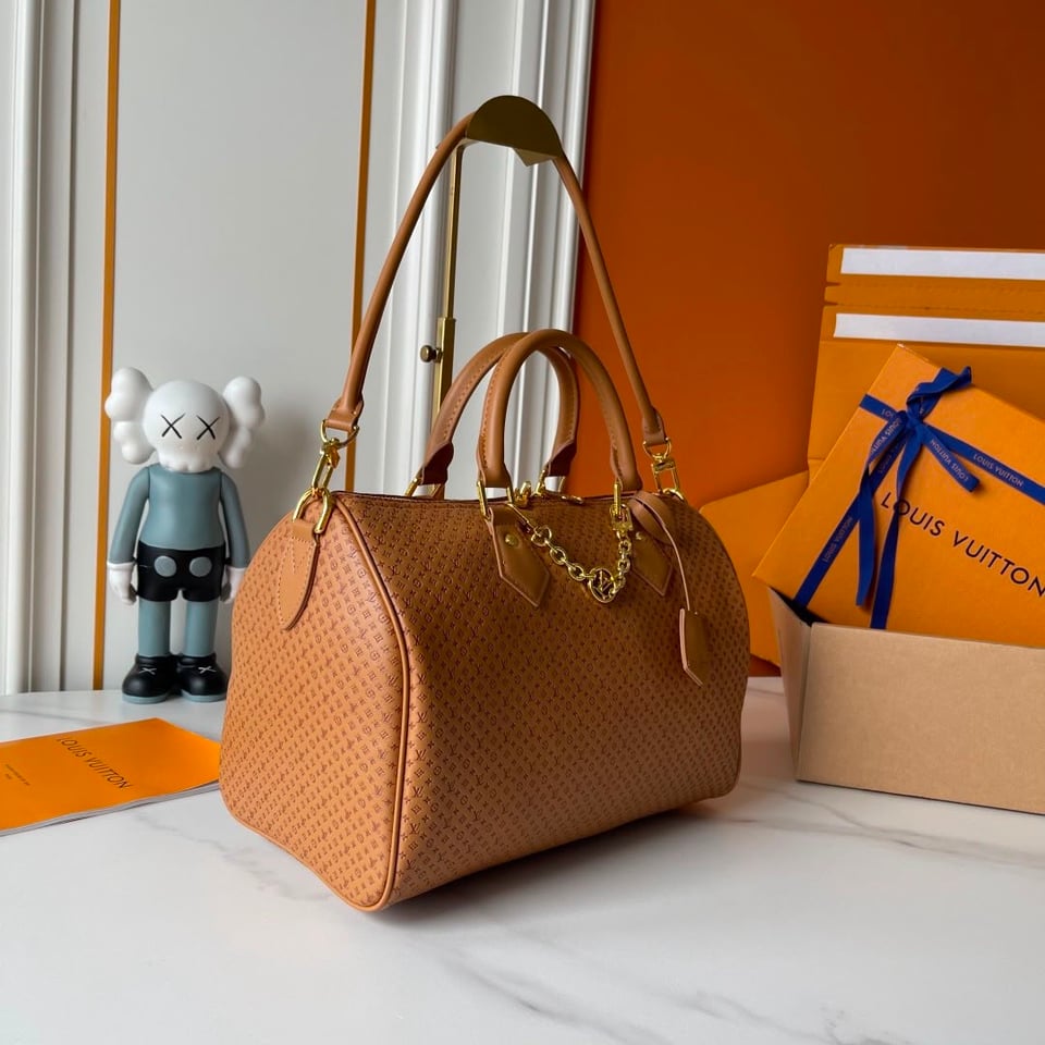 Louis Vuitton Speedy Soft 30 Bag Chestnut Color 30cm M28522 view 4