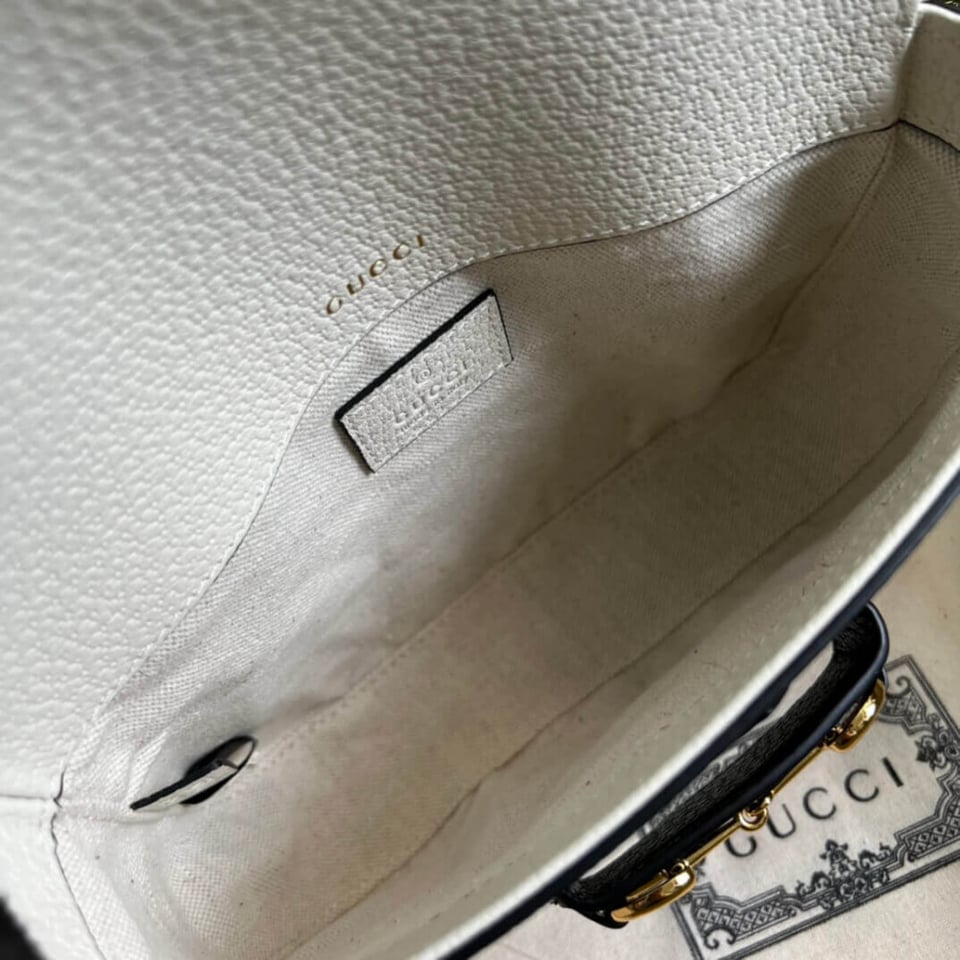 Gucci x Adidas Horsebit 1955 Mini GG Supreme Shoulder Bag 20cm/7.9in 735139 view 9