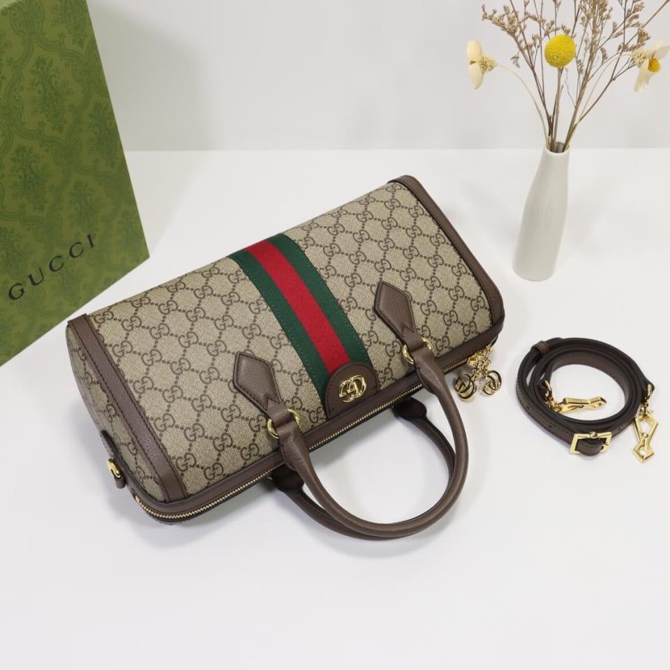 Gucci Ophidia GG Canvas Medium Top Handle Shoulder Bag 32cm/12.6in view 11