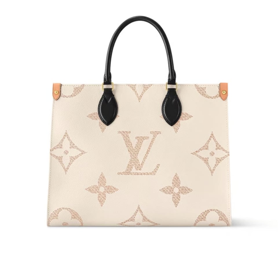 Louis Vuitton OnTheGo MM Tote Bag ‘Monogram Dune’ 35Cm M46912
