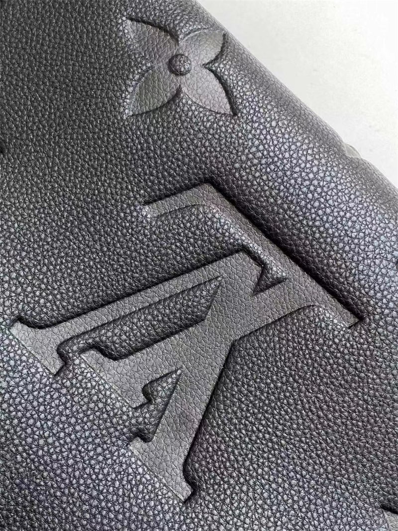 Louis Vuitton Onthego PM Monogram Empreinte Handbag Black 25cm M45653 view 11