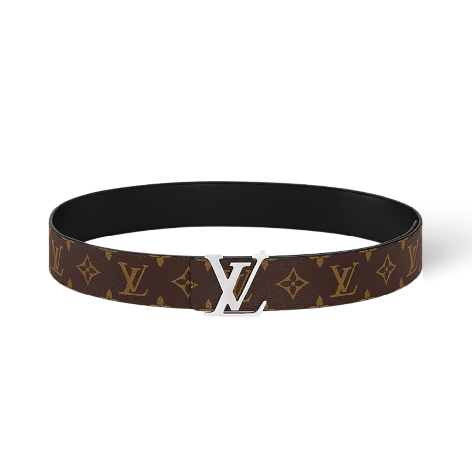Louis Vuitton LV Silver Initiales 40mm Reversible Men Belt M9821V