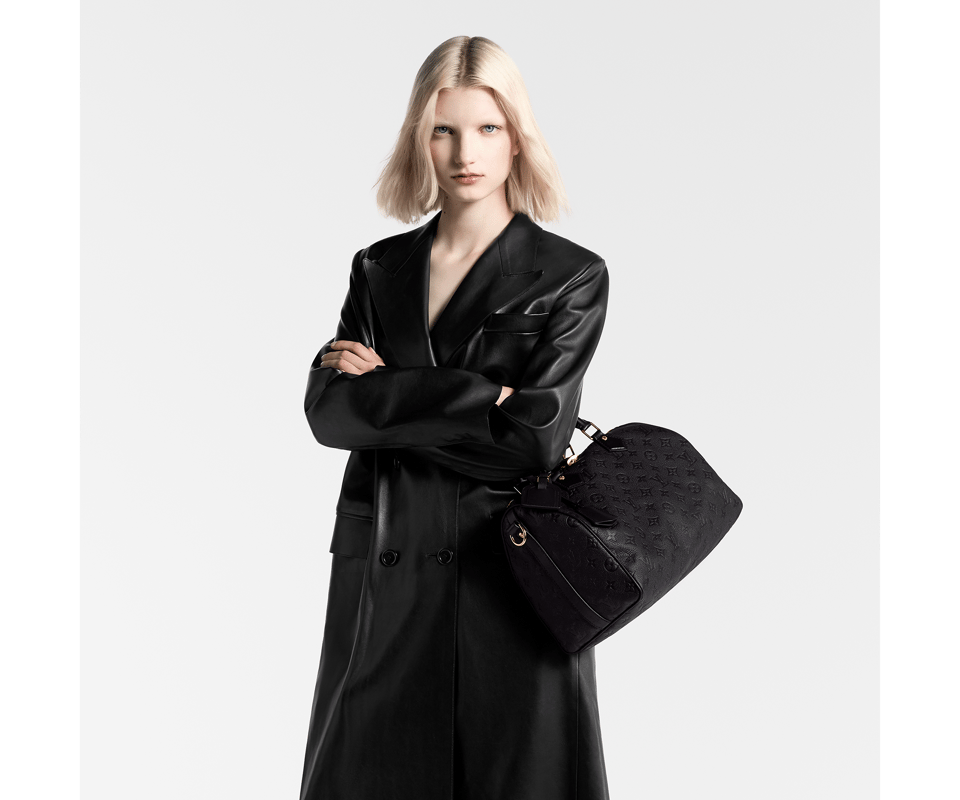 Louis Vuitton Speedy Soft 30 Monogram Empreinte Black 30cm M47186 view 4