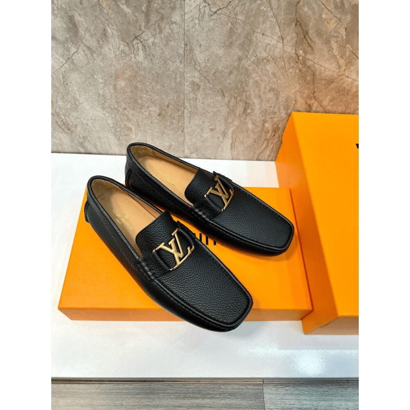 Louis Vuitton LV Monte Carlo Mocassin Black Loafers for Men view 7