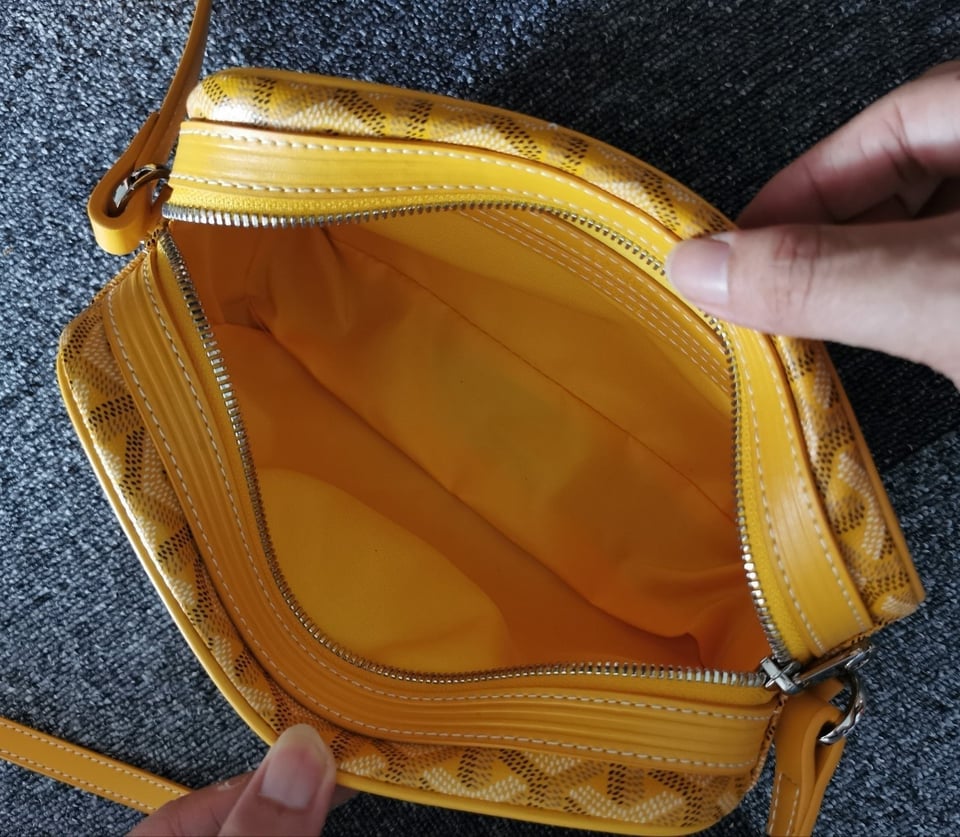 Goyard Cap-Vert Pm Bag 23X8X14Cm Yellow Canvas view 8