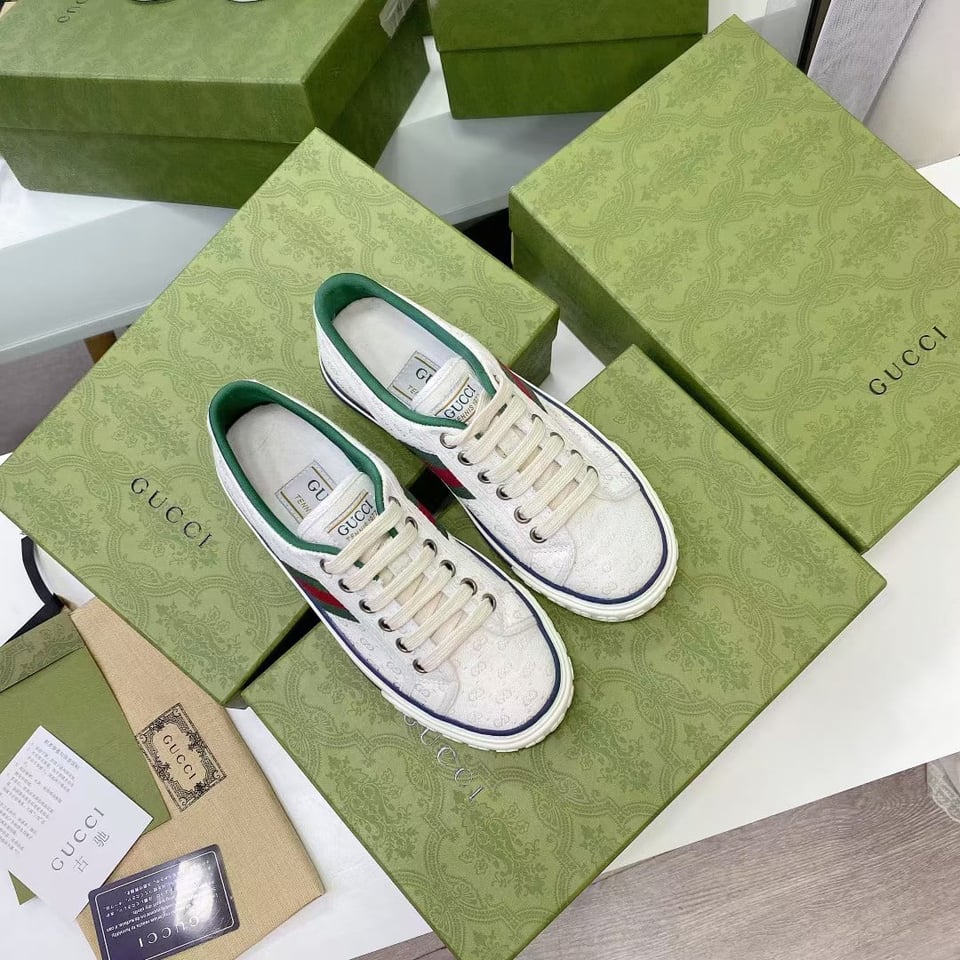 Gucci Tennis 1977 White Mini Gg 606111 99W90 9085 view 7