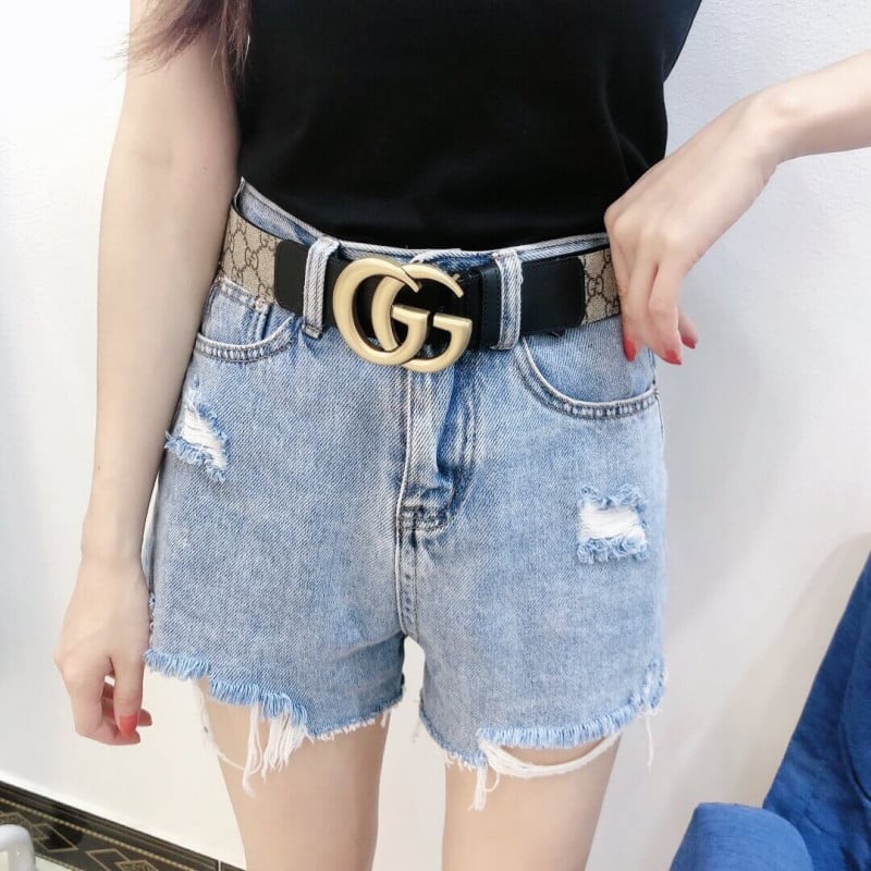 Gucci GG Belt With Double G Buckle 400593 view 8