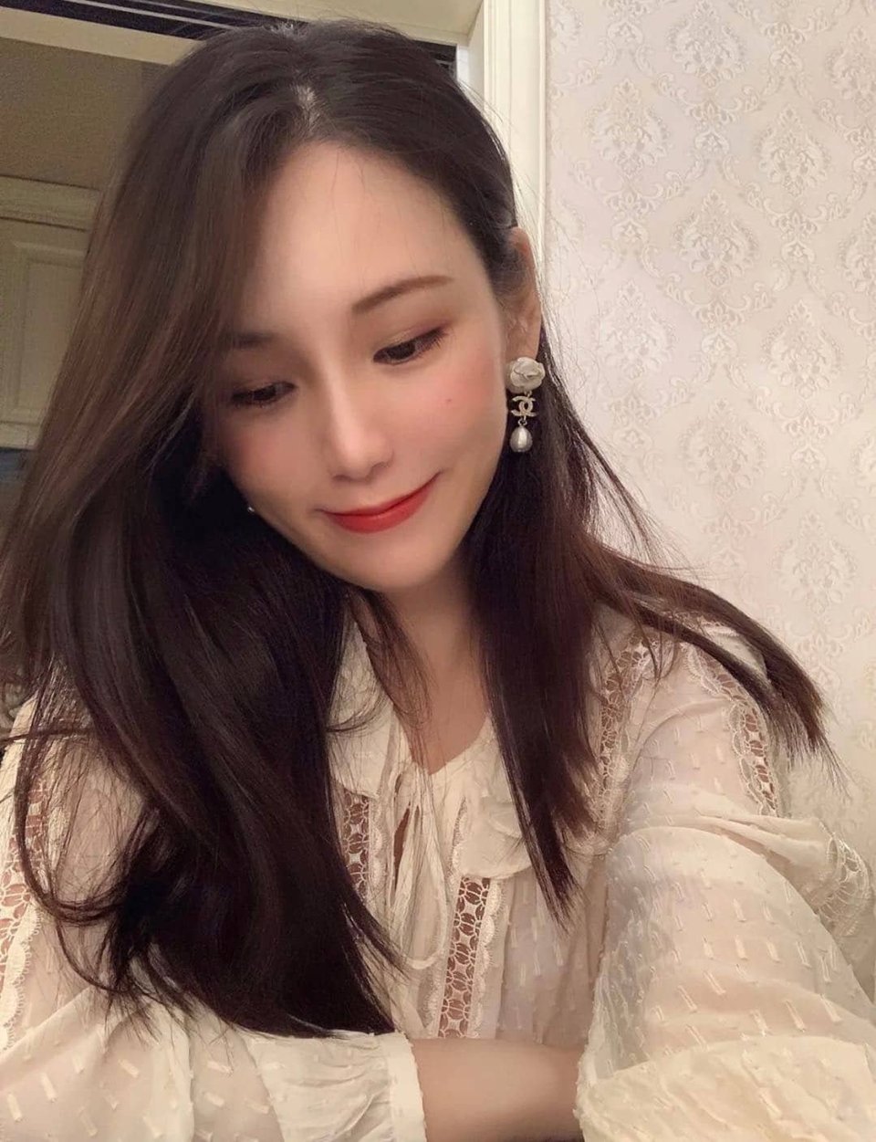 Chanel Pearl Earrings view 5