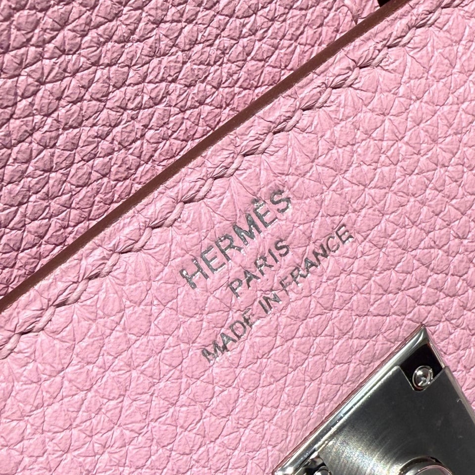 Hermes Birkin 25Cm Baby Pink Togo Leather Silver Hardware 237506 view 10