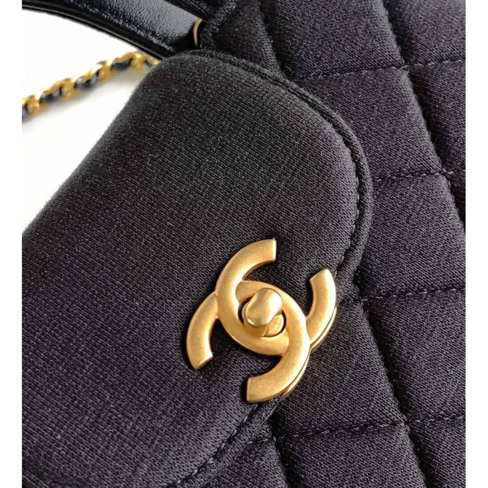 Chanel Jersey Quilted Mini Kelly Shopper Bag 13cm view 8