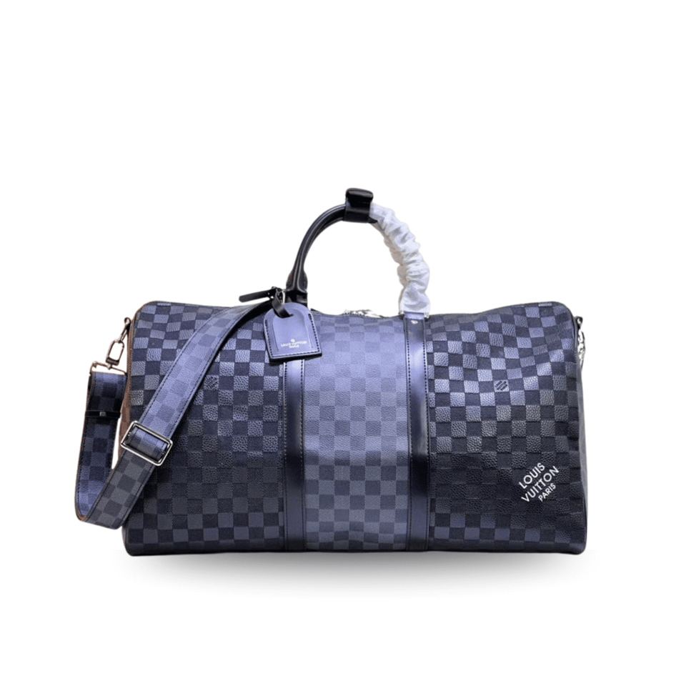 Louis Vuitton Keepall 50 Blue Graphite view 2