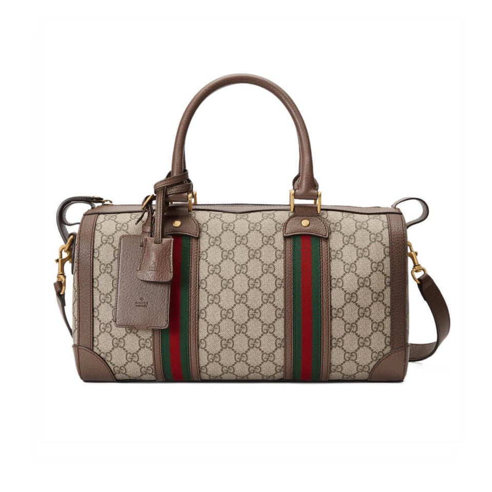 Gucci GG Small Duffel Bag With Web view 2