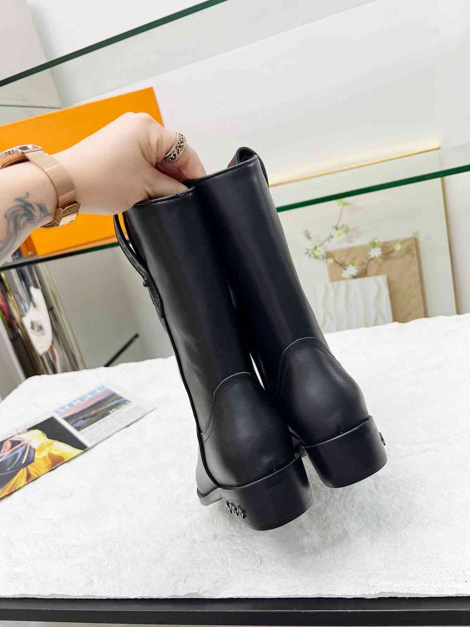 Louis Vuitton Lv Rider Boots Black 1Ad7Ht view 6