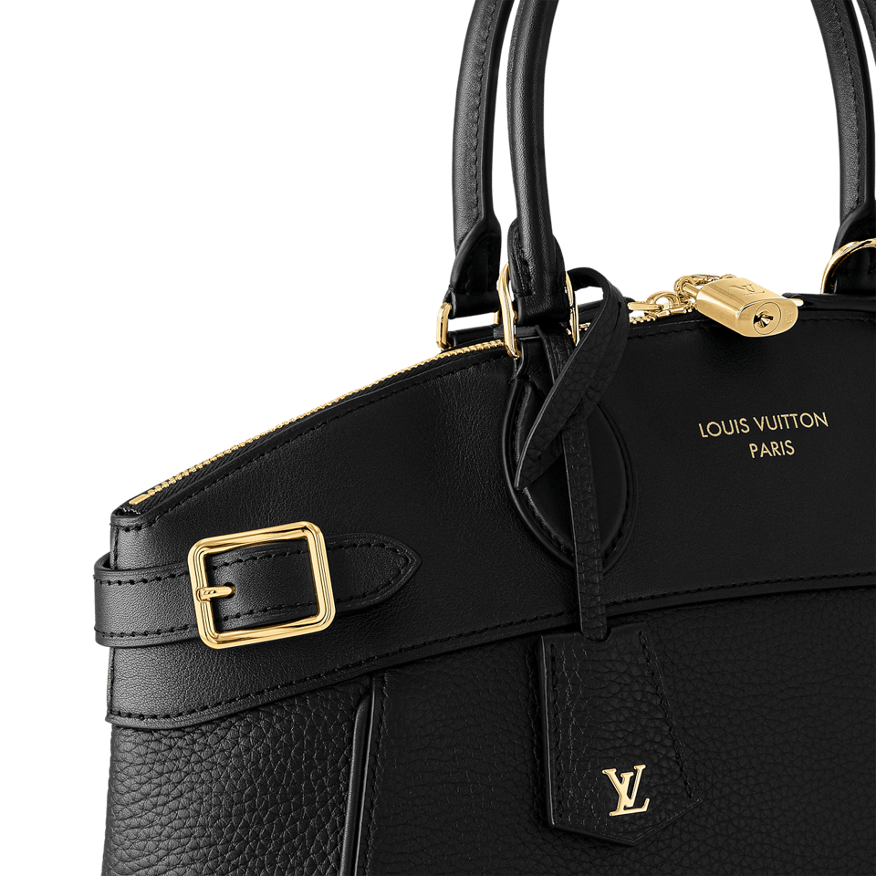 Louis Vuitton Lock It Vendôme Mm High End Leather Black 36cm M22914 view 6