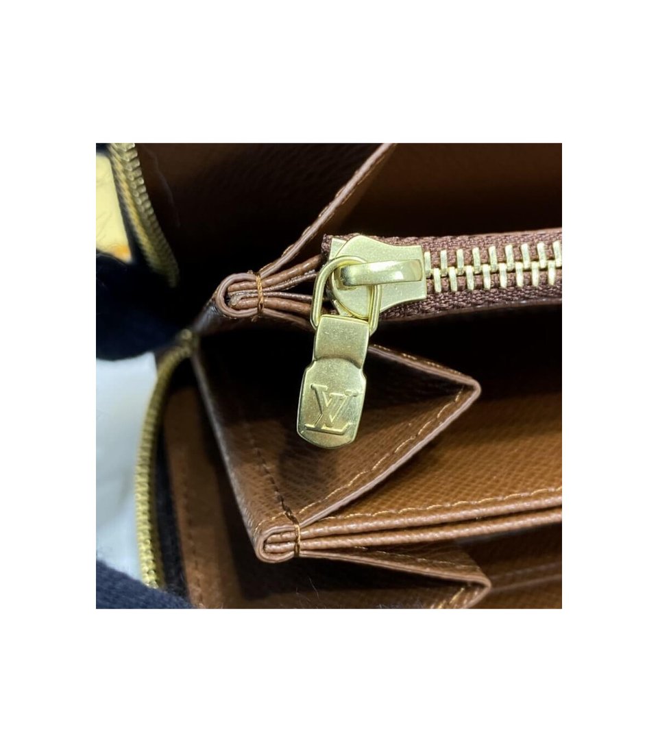 Louis Vuitton Monogram Zippy Wallet Brown view 9