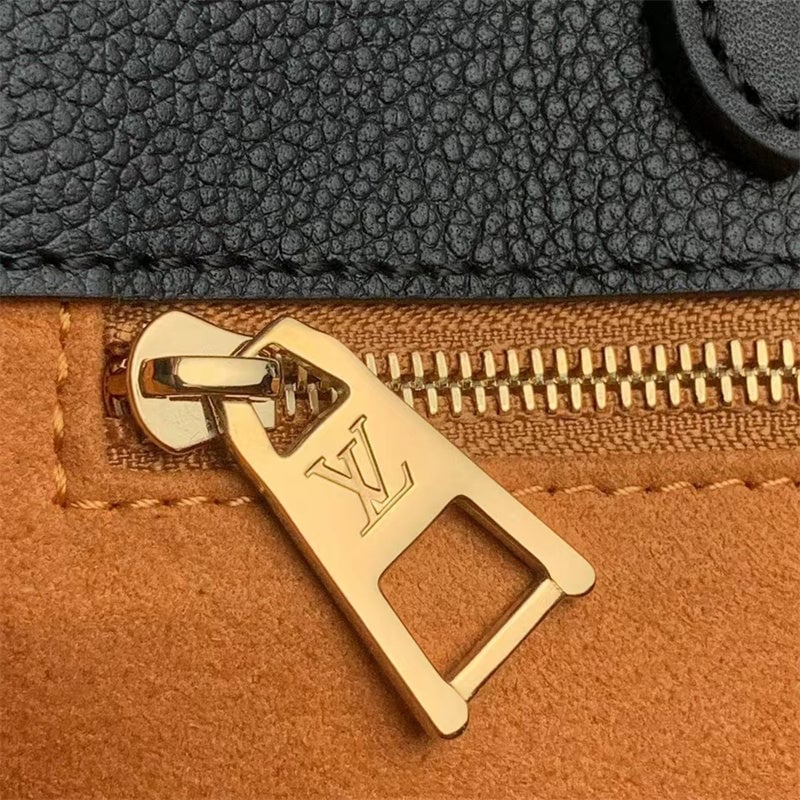 Louis Vuitton Onthego MM Bicolor Monogram Empreinte Leather Black M45595 35cm view 10