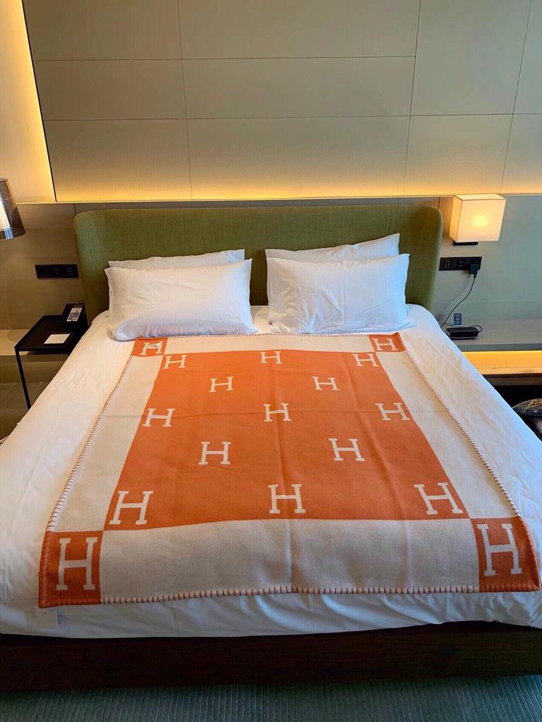 Hermes Cashmere Scarf Colorblock For Women view 9