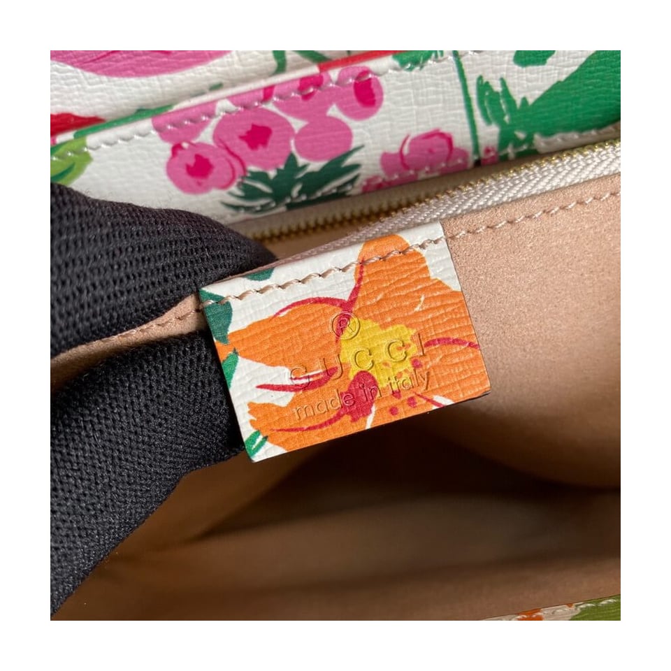 Gucci Horsebit 1955 Small Bag in Ken Scott Print view 10
