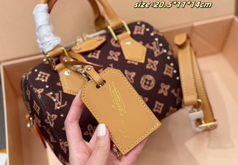 Louis Vuitton Speedy Trunk 20-Pack Box Bag Monogram Origine 16 cm M28102 view 8