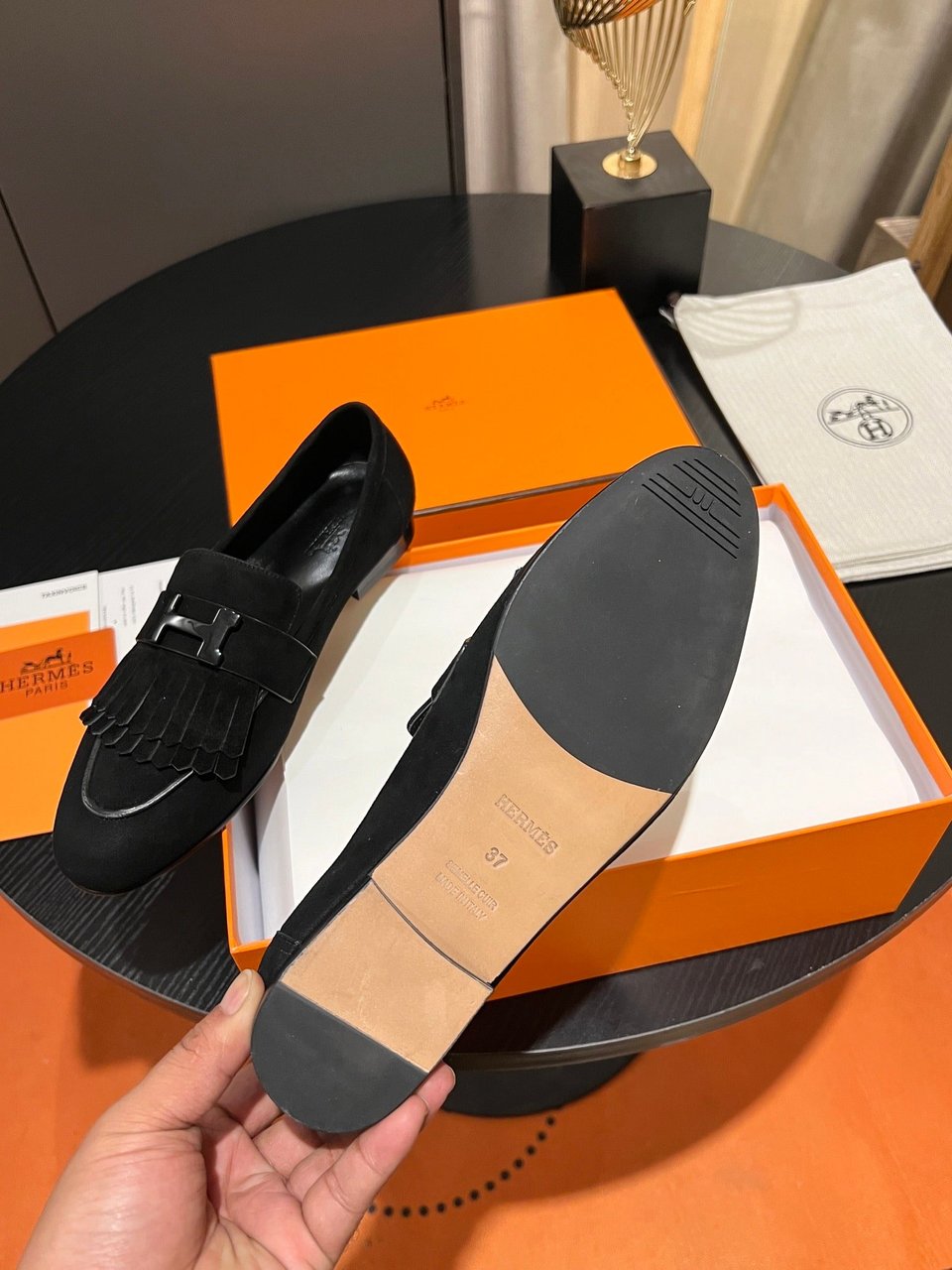Hermes Royal Loafer Black view 4