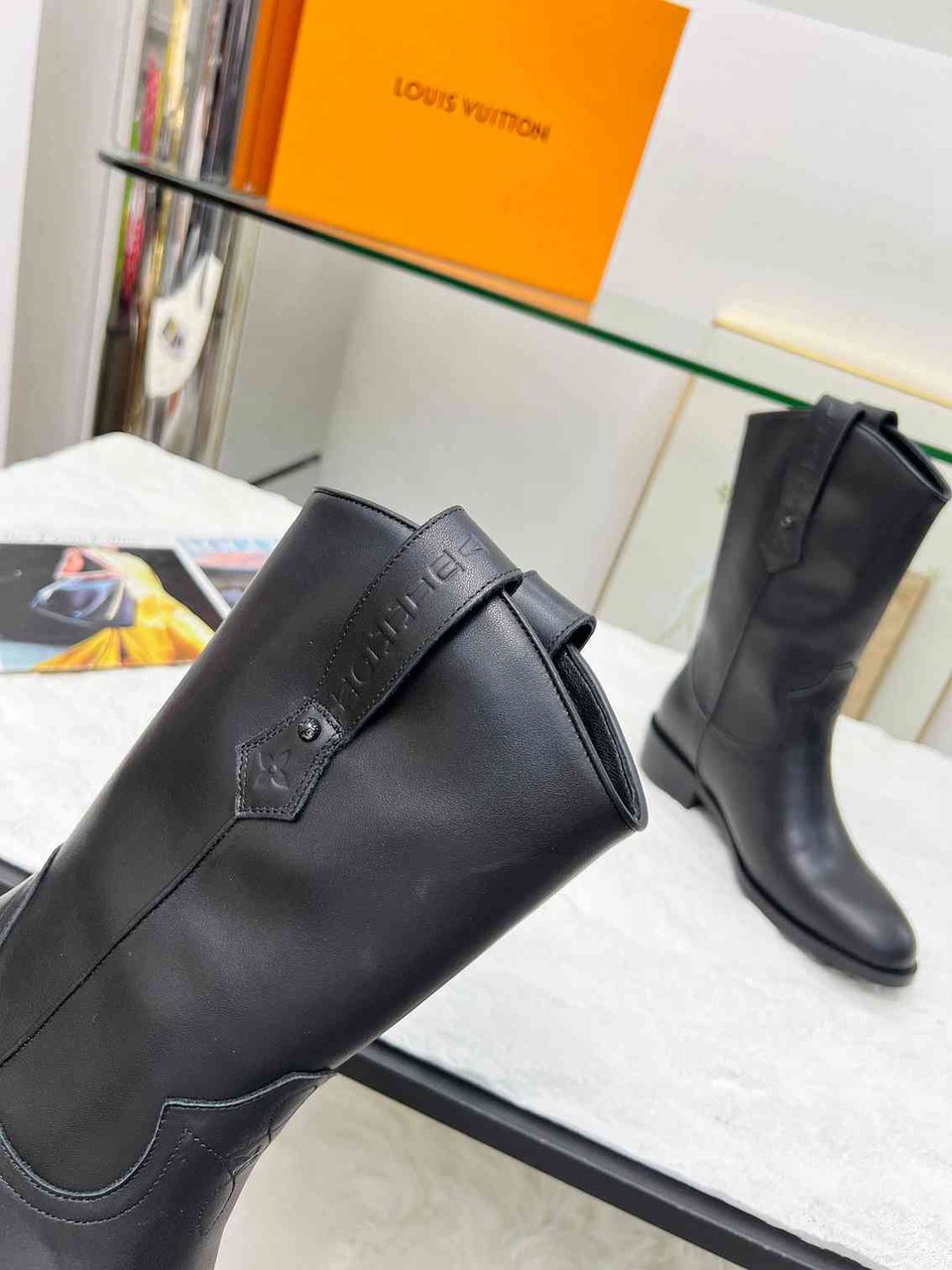 Louis Vuitton Lv Rider Boots Black 1Ad7Ht view 8