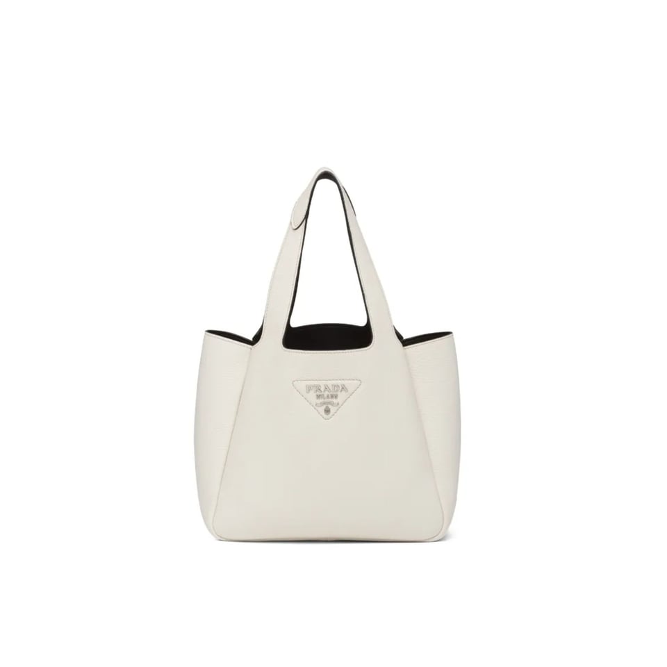 Prada Mini Leather Handbag White 18Cm view 2