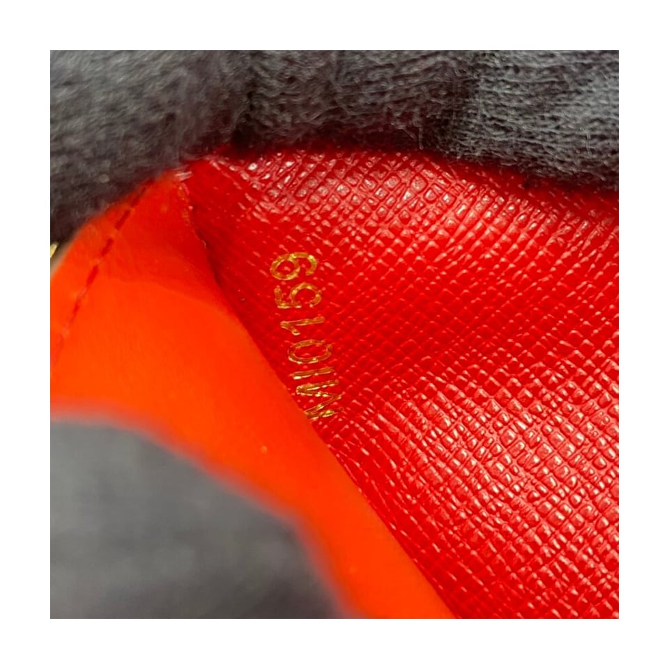 Louis Vuitton Damier Ebene Zoe Wallet Red view 11