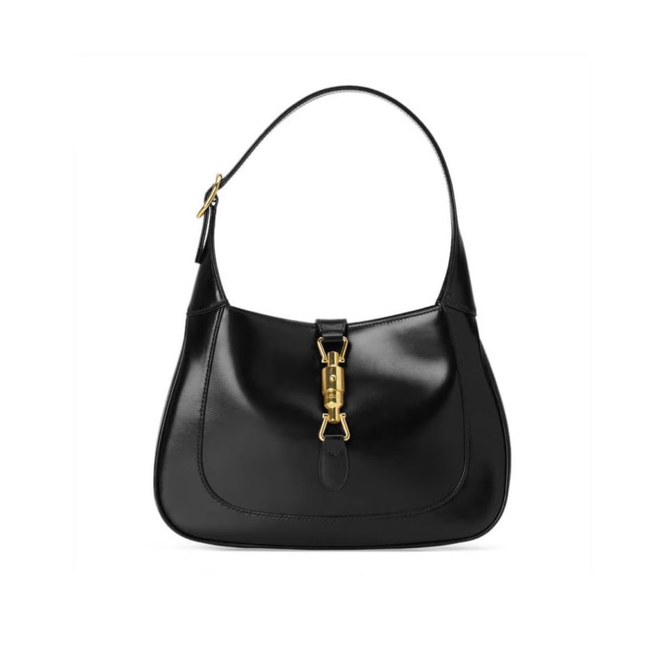 Gucci Jackie 1961 Small Hobo Bag In Black Leather 27.5cm view 2
