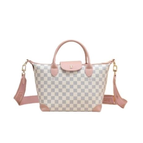 Louis Vuitton Tote Bag Damier Azur Pink 26Cm view 10