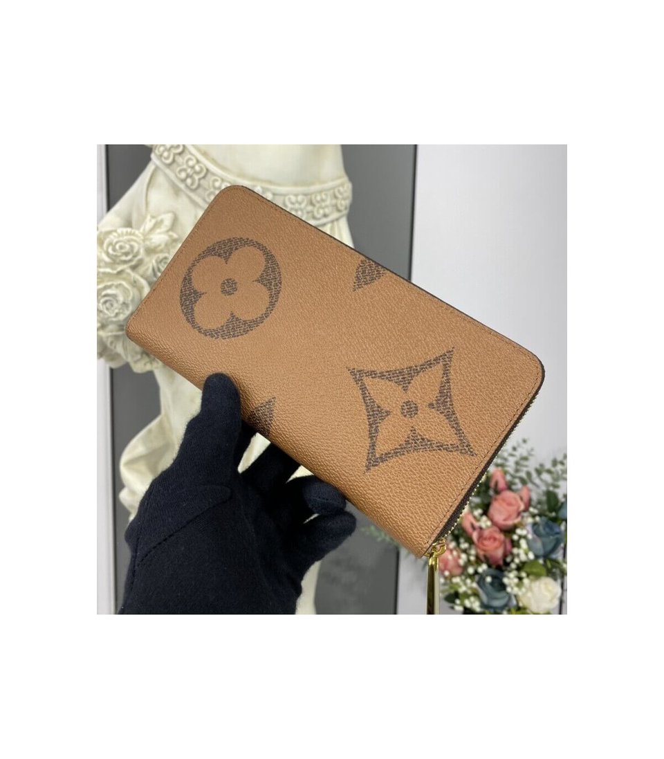 Louis Vuitton Monogram Reverse Canvas Zippy Wallet view 6