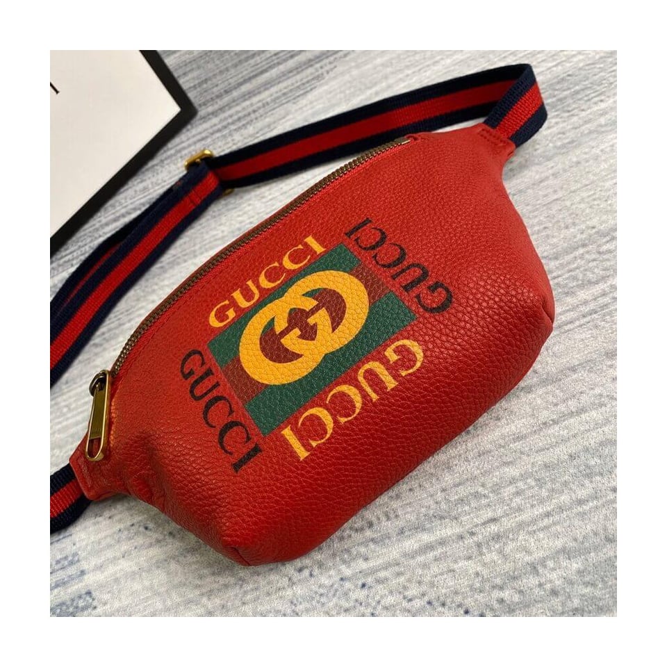 Gucci Coco Capitán Print Belt Bag Red view 10