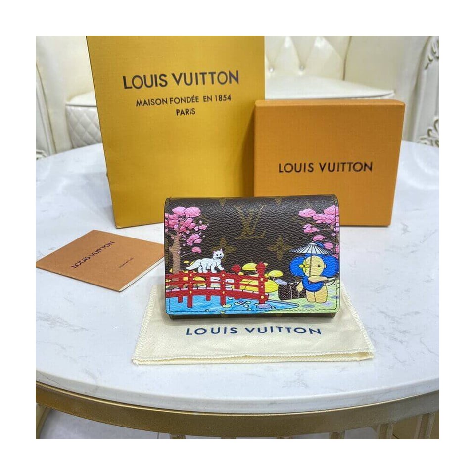 Louis Vuitton Monogram Canvas Victorine Wallet view 3