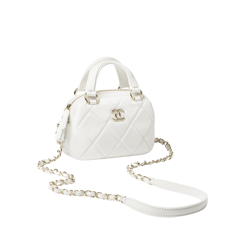 Chanel Mini Bowling Bag For Women 18cm/7.1in view 4
