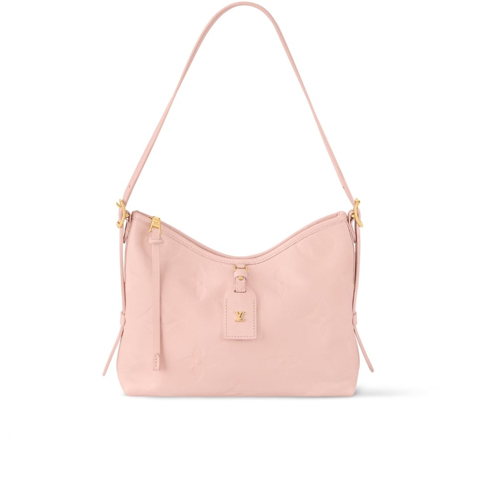 Louis Vuitton Carryall Pm Monogram Empreinte Pink Opale view 2