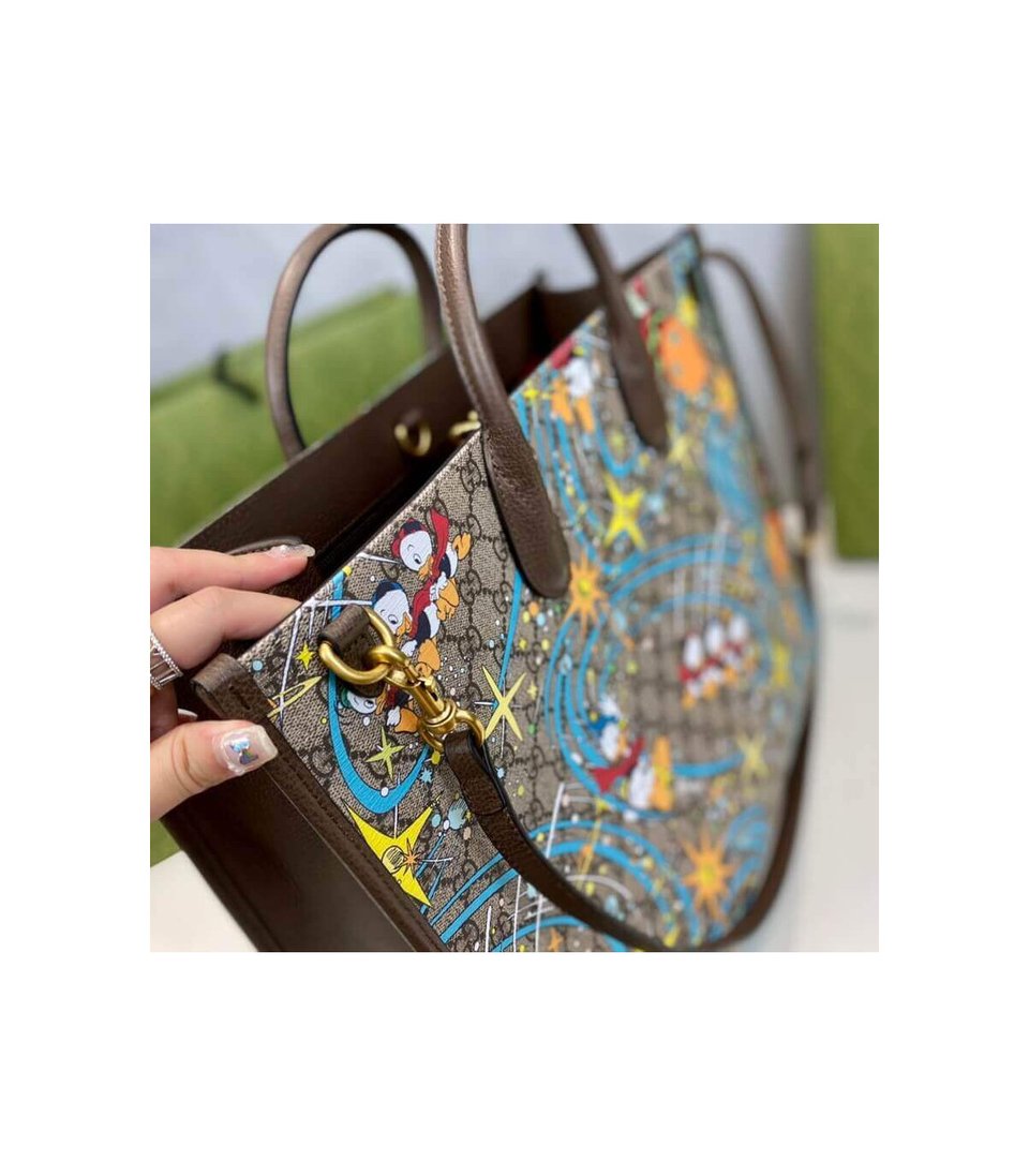 Disney x Gucci Donald Duck Tote Bag view 15