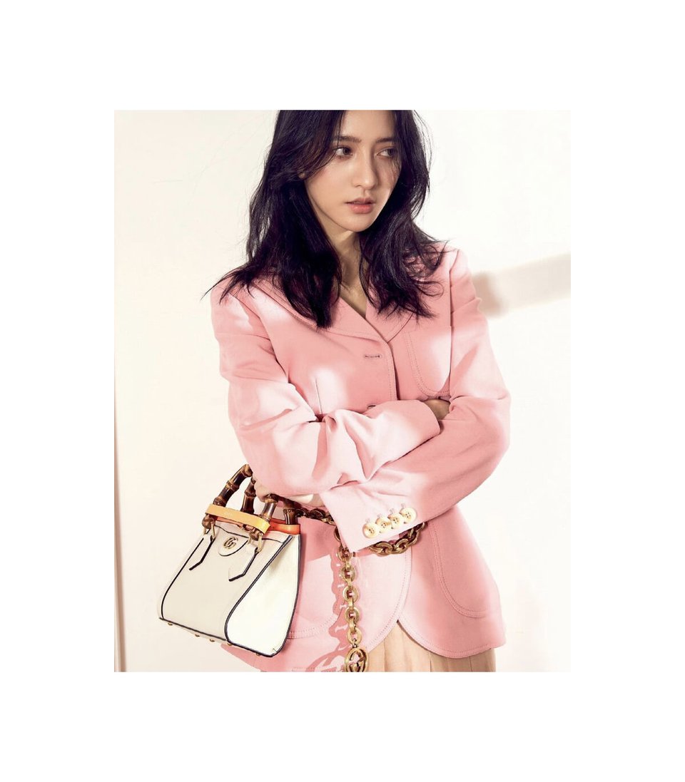Gucci Diana Mini Tote Bag White view 7