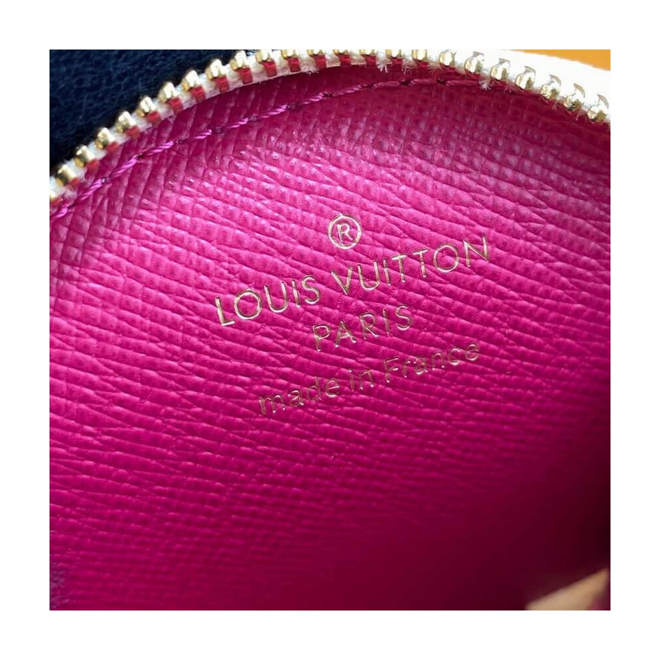 Louis Vuitton Damier Azur Round Coin Purse view 9