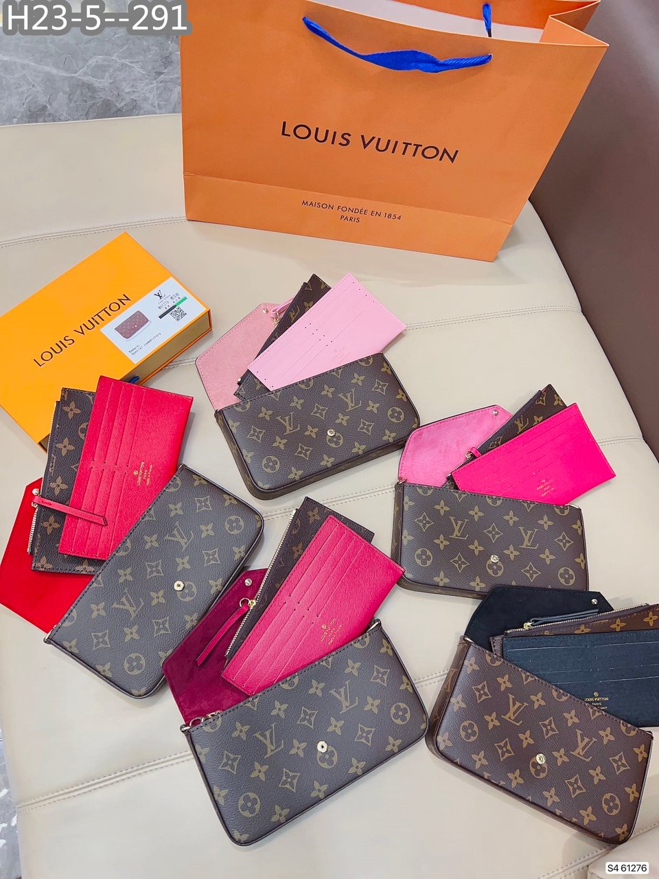 Louis Vuitton Set Of 3 Items Monogram Okinawa Blue 18Cm view 6