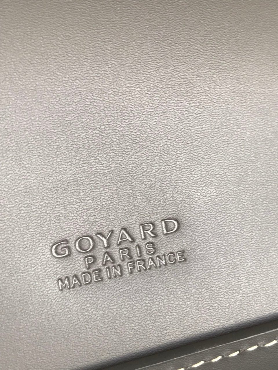 Goyard Duchesse Marie-Caroline Bag 25cm Gray Goyardine Canvas And Smooth Calfskin view 10