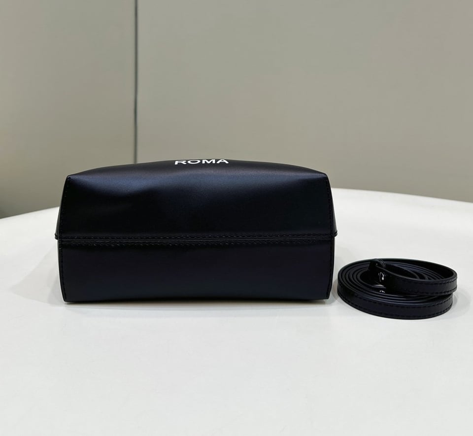 Fendi By The Way Leather Mini Bag Black 18cm view 8